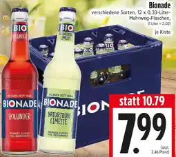 EDEKA Hahner Bionade Angebot