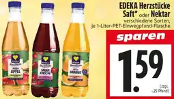 EDEKA Hahner EDEKA Herzstücke Saft oder Nektar Angebot