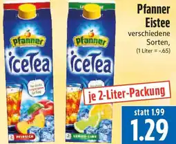 EDEKA Hahner Pfanner Eistee Angebot