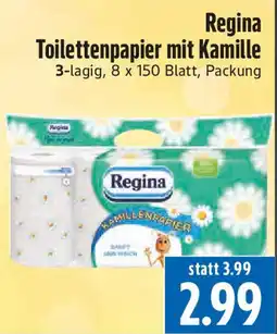 EDEKA Hahner Regina Toilettenpapier mit Kamille Angebot