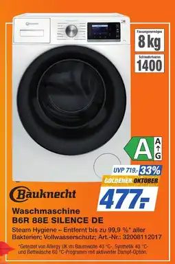 Expert Technomarkt Bauknecht Waschmaschine B6R 88E SILENCE DE Angebot