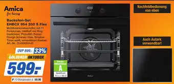 Expert Technomarkt Amica Backofen-Set EHBCX 954 200 S Flex Angebot