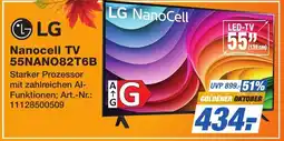 Expert Technomarkt LG Nanocell TV 55NANO82T6B Angebot