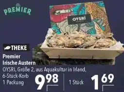 CITTI Markt Premier Irische Austern 6-Stück-Korb Angebot