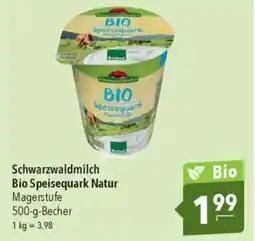 CITTI Markt Schwarzwaldmilch Bio Speisequark Natur Magerstufe Angebot