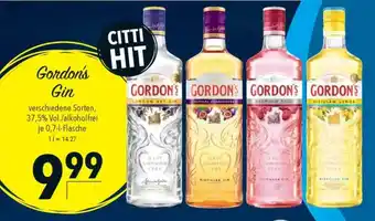 CITTI Markt Gordon's Gin Angebot