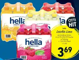 CITTI Markt hella Leichte Limo Angebot