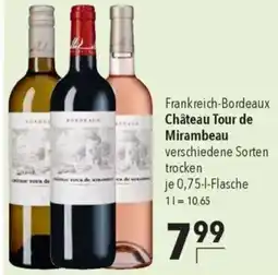 CITTI Markt Frankreich-Bordeaux Château Tour de Mirambeau Angebot