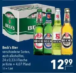 CITTI Markt Beck's Bier Angebot