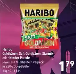 CITTI Markt Haribo Goldbären, Saft-Goldbaren, Starmix oder Kinder-Parade Angebot