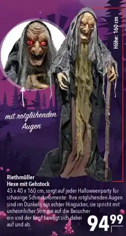 CITTI Markt Riethmüller Hexe mit Gehstock Angebot