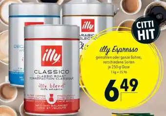 CITTI Markt illy Espresso Angebot