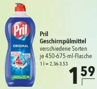 CITTI Markt Pril Geschirrspülmittel Angebot