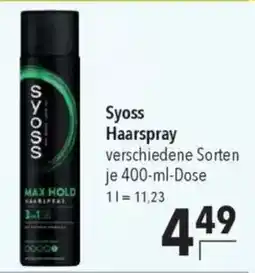 CITTI Markt Syoss Haarspray Angebot