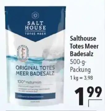 CITTI Markt Salthouse Totes Meer Badesalz Angebot
