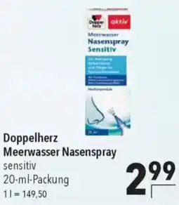 CITTI Markt Doppelherz Meerwasser Nasenspray sensitiv Angebot