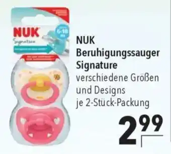 CITTI Markt NUK Beruhigungssauger Signature Angebot