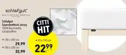 CITTI Markt schlafgut Spannbetttuch Jersey Angebot