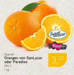 Dornseifer Orangen von SanLucar oder Paradiso Angebot