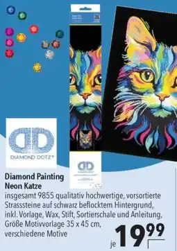 CITTI Markt Diamond Painting Neon Katze Angebot