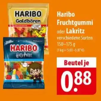 Famila Nord Ost Haribo Fruchtgummi oder Lakritz Angebot