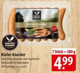 Famila Nord Ost QUALITATS FLEISCHEREI Kieler-Knacker Angebot