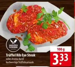 Famila Nord Ost QUALITATS FLEISCHEREI Trüffel Rib Eye Steak Angebot