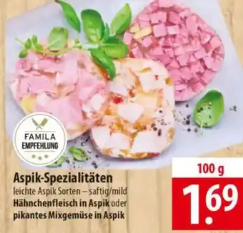 Famila Nord Ost FAMILA EMPFEHLUNG Aspik-Spezialitäten Angebot