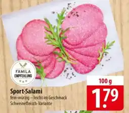 Famila Nord Ost FAMILA EMPFEHLUNG Sport-Salami Angebot