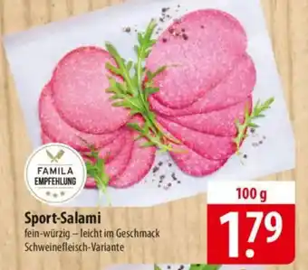 Famila Nord Ost FAMILA EMPFEHLUNG Sport-Salami Angebot