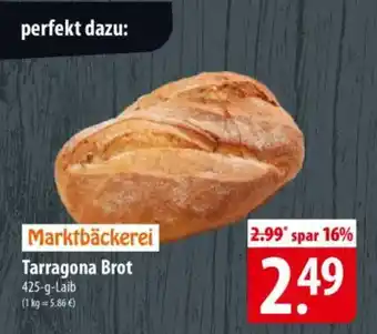 Famila Nord Ost Marktbäckerei Tarragona Brot Angebot