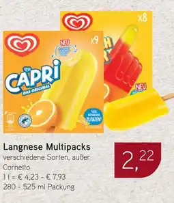Dornseifer Langnese Multipacks Angebot
