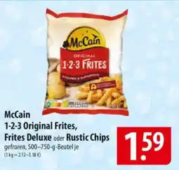 Famila Nord Ost McCain 1-2-3 Original Frites, Frites Deluxe oder Rustic Chips Angebot