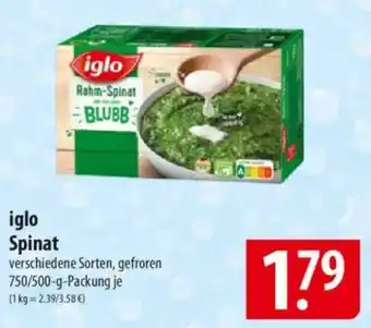 Famila Nord Ost iglo Spinat Angebot