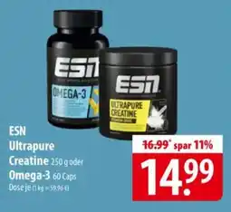 Famila Nord Ost ESN Ultrapure Creatine oder Omega-3 Angebot