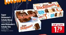 Famila Nord Ost Super Dickmann's Schoko Küsse oder mini Dickmann's Schoko Trio Angebot