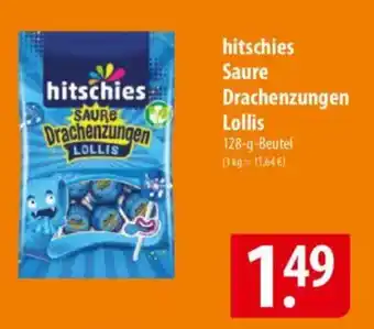 Famila Nord Ost hitschies Saure Drachenzungen Lollis Angebot