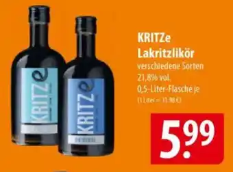 Famila Nord Ost KRITZE Lakritzlikör Angebot