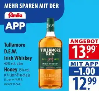 Famila Nord Ost Tullamore D.E.W. Irish Whiskey oder Honey Angebot