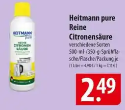 Famila Nord Ost Heitmann pure Reine Citronensäure Angebot