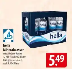 Famila Nord Ost hella Mineralwasser Angebot