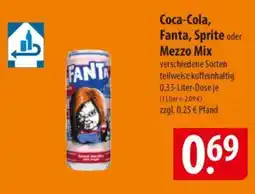 Famila Nord Ost Coca-Cola, Fanta, Sprite oder Mezzo Mix Angebot