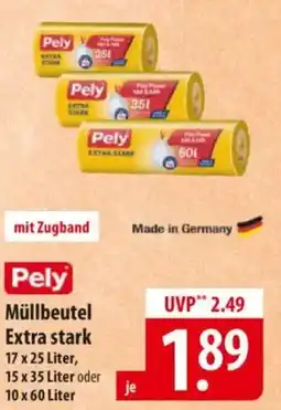 Famila Nord Ost Pely Müllbeutel Extra stark Angebot