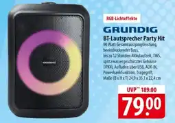 Famila Nord Ost GRUNDIG BT-Lautsprecher Party Hit Angebot
