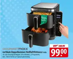 Famila Nord Ost GOURMETMaxx vertikale Doppelkammer-Heißluftfritteuse FryUp Angebot