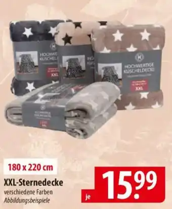 Famila Nord Ost XXL 180 x 220 cm XXL-Sternedecke Angebot