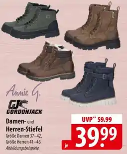 Famila Nord Ost Annie G. GORDONJACK Damen- und Herren-Stiefel Angebot