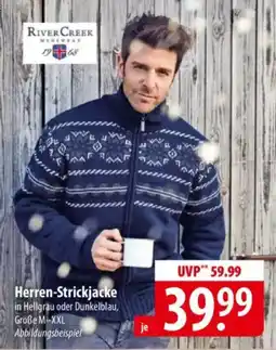 Famila Nord Ost RIVER CREEK Herren-Strickjacke Angebot