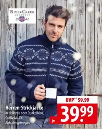 Famila Nord Ost RIVER CREEK Herren-Strickjacke Angebot