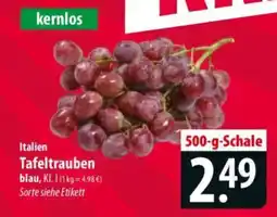 Famila Nord Ost Italien Tafeltrauben blau Angebot